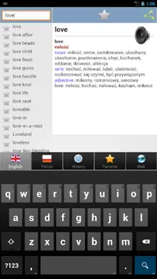 Polish best dict android App screenshot 3