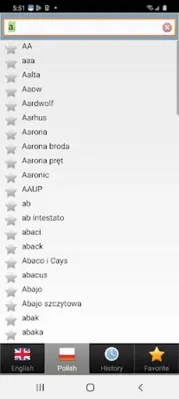 Polish best dict android App screenshot 8